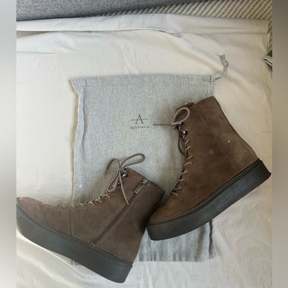 AQUATALIA Lacole Boots in Taupe, Size 38 - Picture 2 of 6